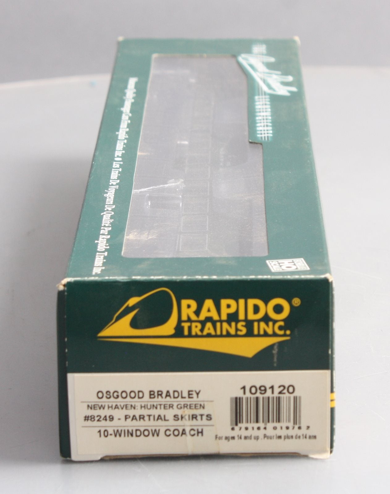 Rapido Trains 109120 HO New Haven 10-Window Coach #8249