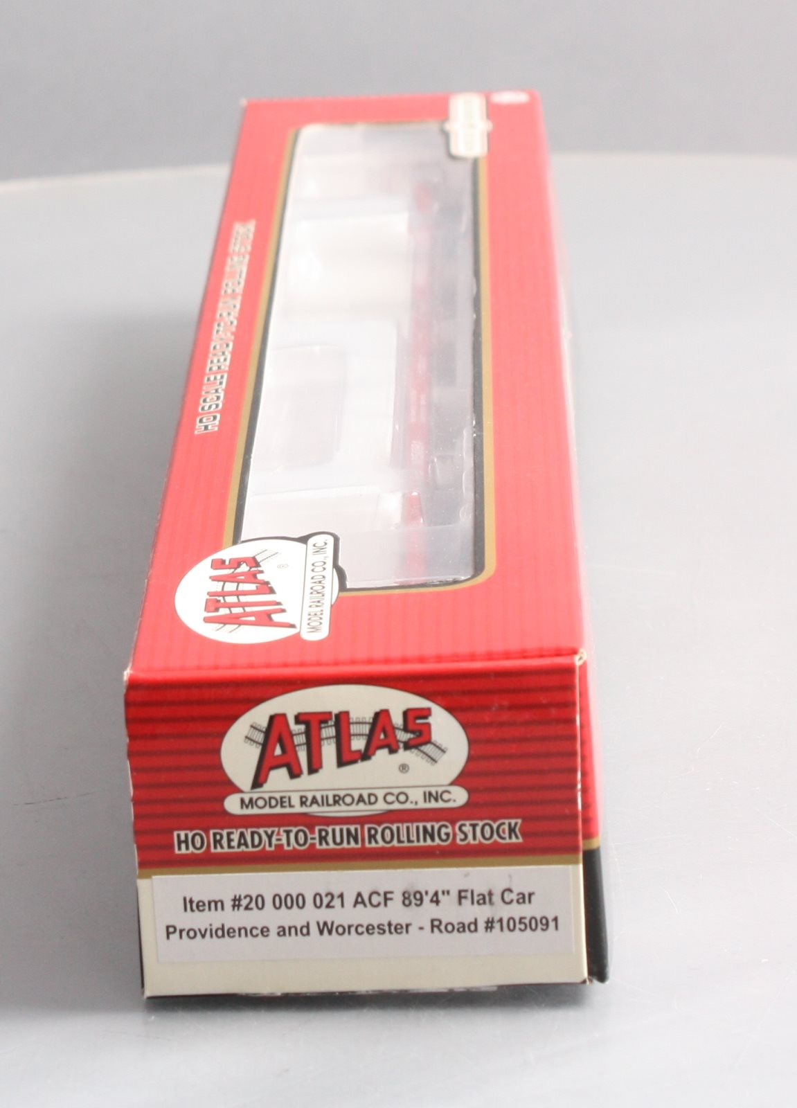 Atlas 20000021 HO Scale PW Providence & Worcester 89'4" Flatcar #105091
