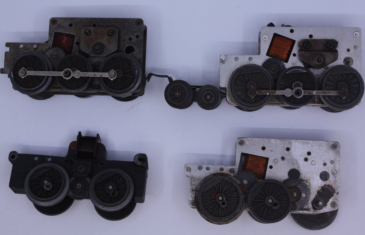 Acme 1505L2 Steam Motor Chassis Assortment - Not Working (Set of 4)