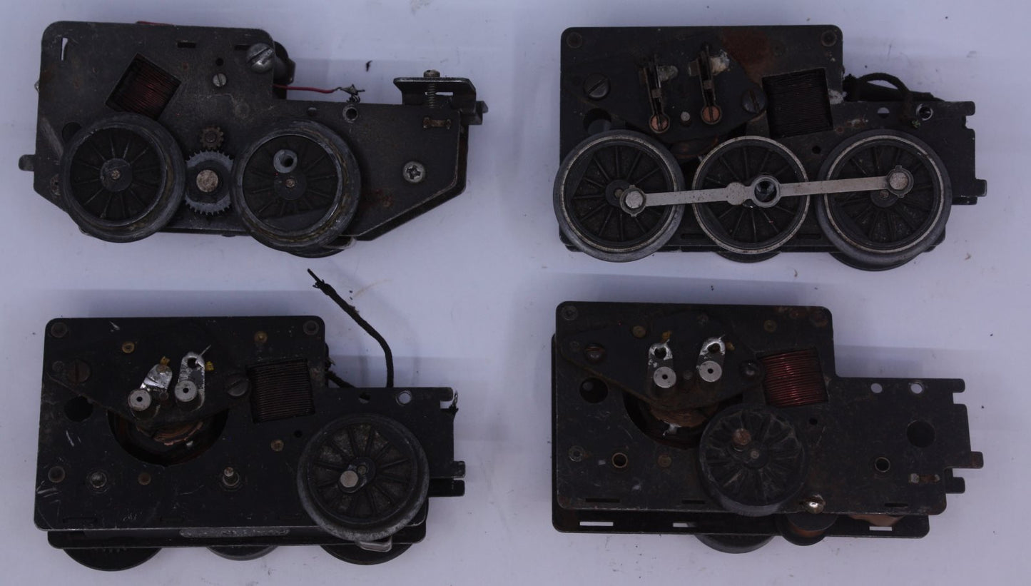 Acme 511-815 Steam Motor Chassis Assortment - Not Working (Bag of 4)