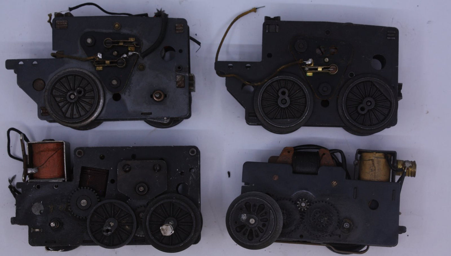 Acme 511-925 Steam Motor Chassis Assortment - Not Working (Bag of 4)