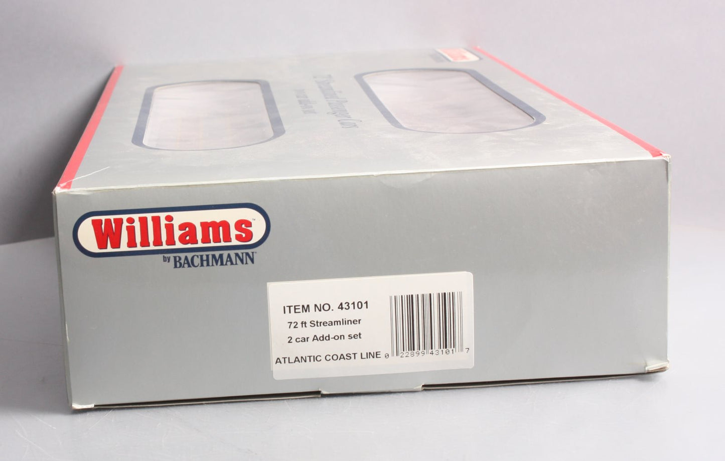 Williams 43101 O ACL 72 Ft. Streamline Passenger 2-Pack