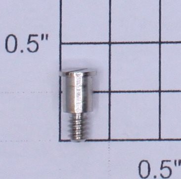 Lionel #4-40 x 5/32" Nickel Slotted Flat Head Shoulder Screw
