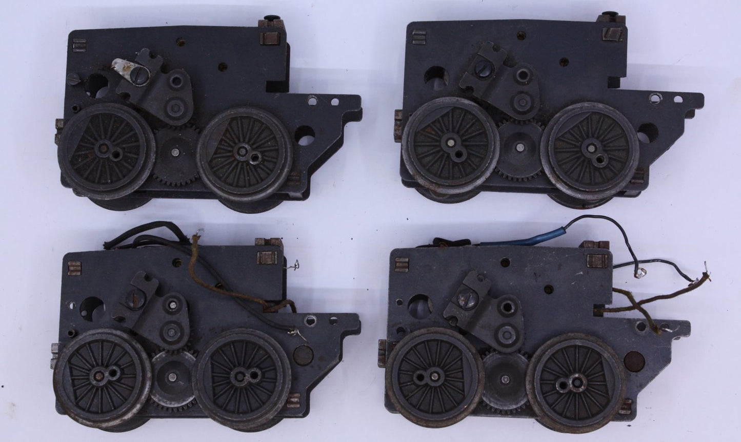 Acme 1505L17 Steam Motor Chassis Assortment - Not Working (Set of 4)