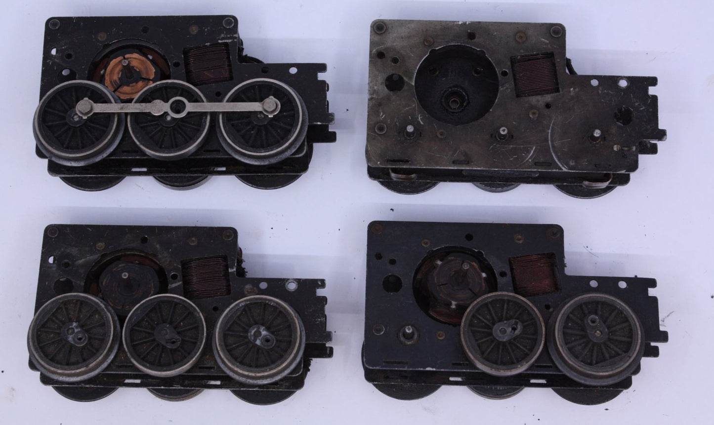 Acme 1505L16 Steam Motor Chassis Assortment - Not Working (Set of 4)