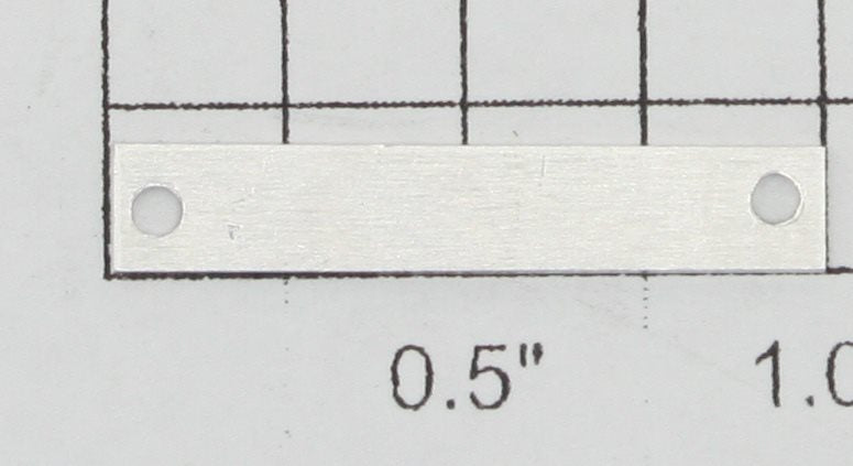 AMT 101-02 "Baggage" Name Plate with Holes-No Adhesive