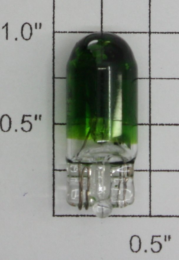 Acme 194G Green T3 1/4 Wedge 14V .27A 2CP Light Bulb