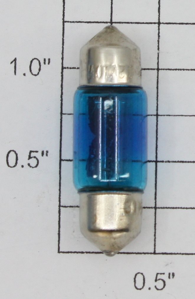 Acme 3175B12V 10W 10 x 31mm Blue T3 Festoon Light Bulb