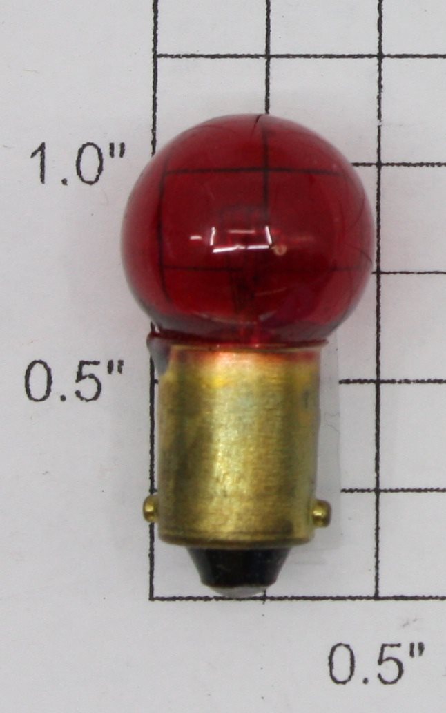 Acme 456R 1/2M 28V .17A 2CP Bayonet Base Transparent Red G4 Light Bulb