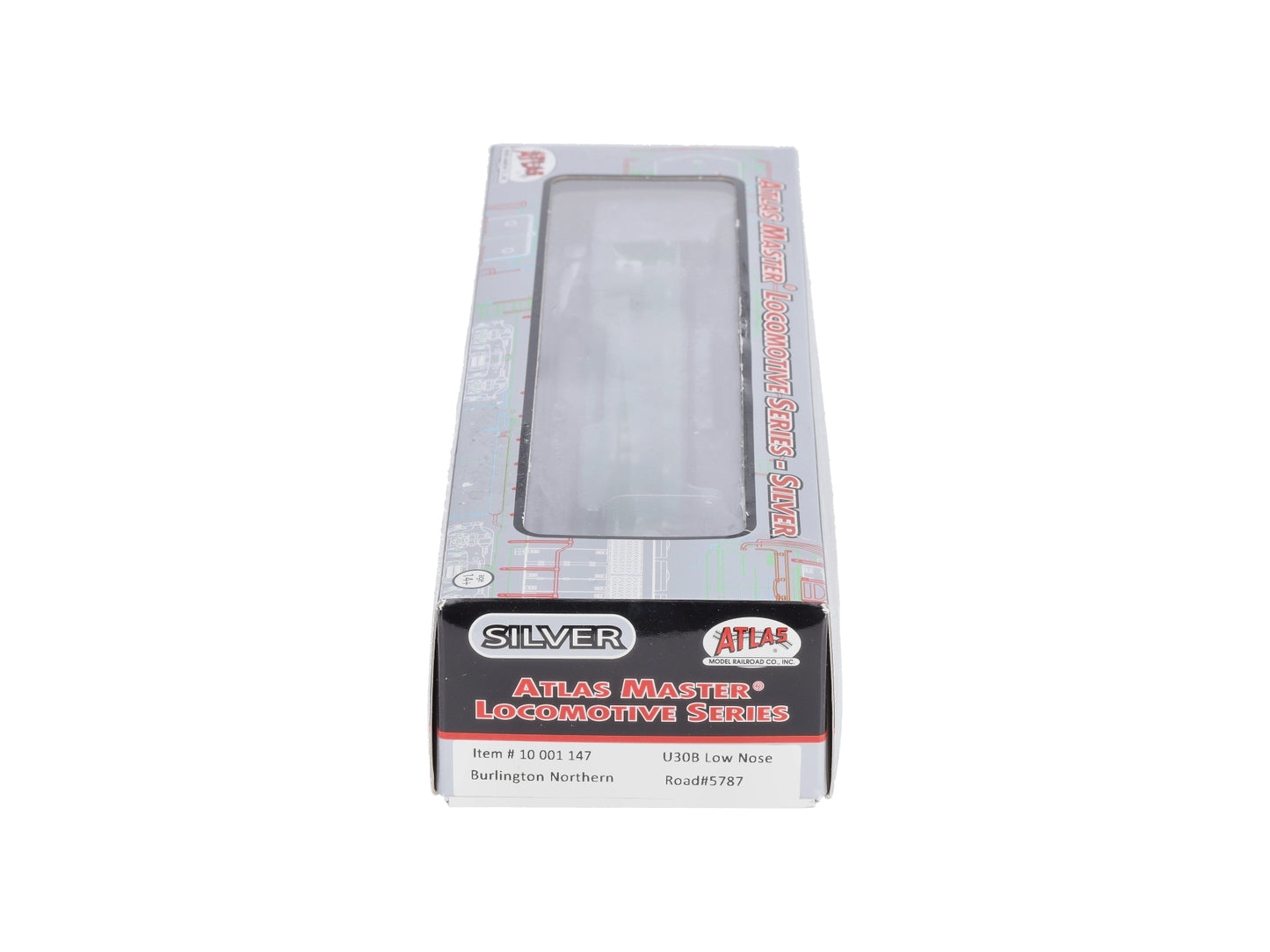 Atlas 10001147 HO Burlington Northern U30B Phase 2 Silver #5787