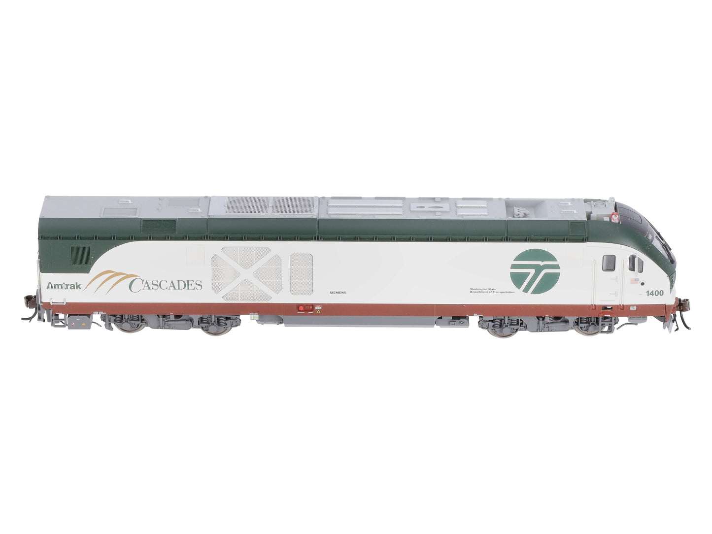 Bachmann 67904 HO Amtrak Cascades Charger SC-44 Diesel Loco with Sound #1400