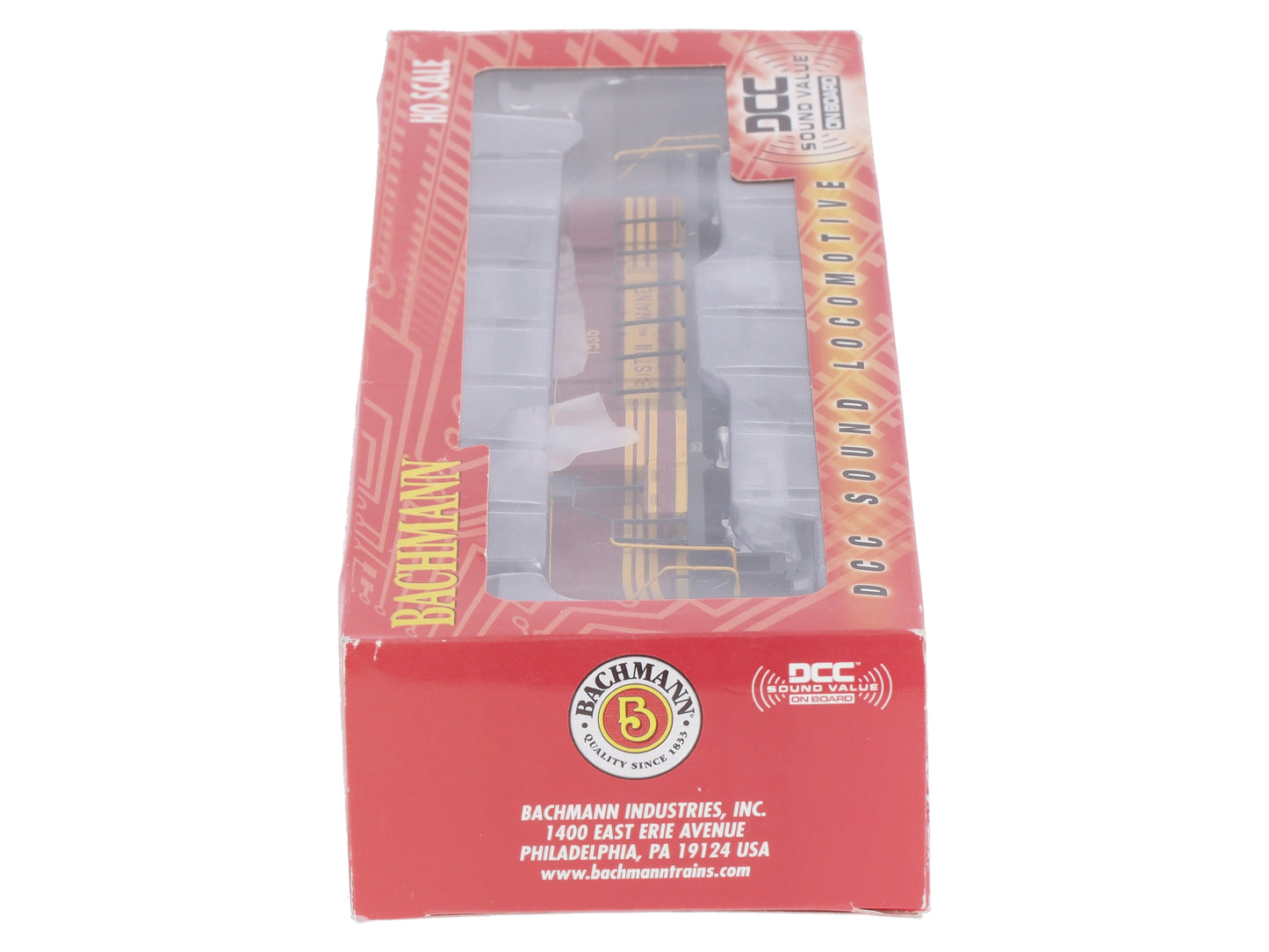 Bachmann 63903 HO Boston & Maine Alco RS-3 Diesel Locomotive #1536 w/DCC