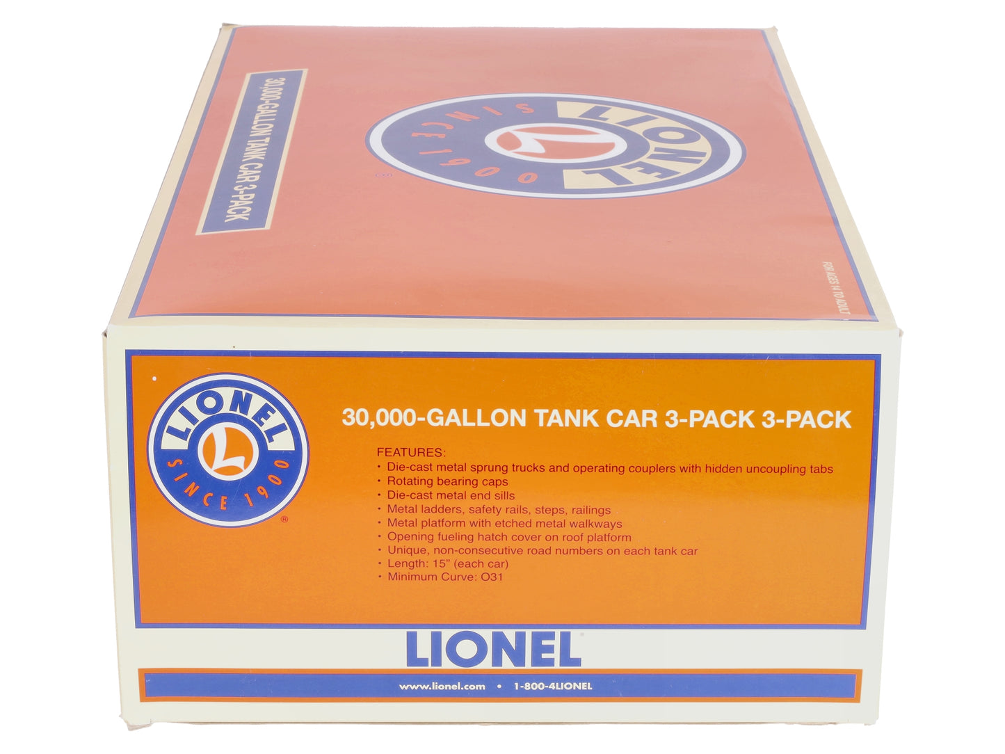 Lionel 6-84447 O TILX 30K Gallon Tank Cars (Set of 3)