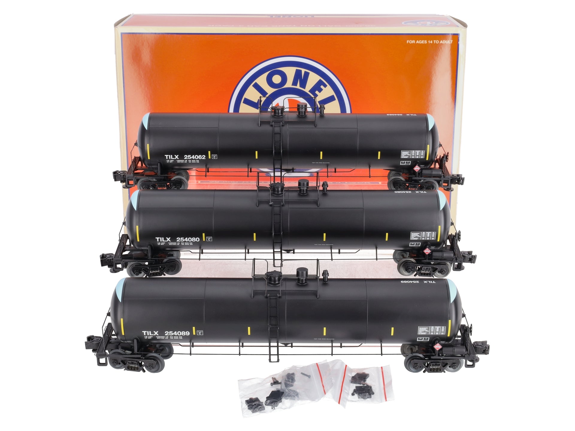Lionel 6-84447 O TILX 30K Gallon Tank Cars (Set of 3) – Trainz