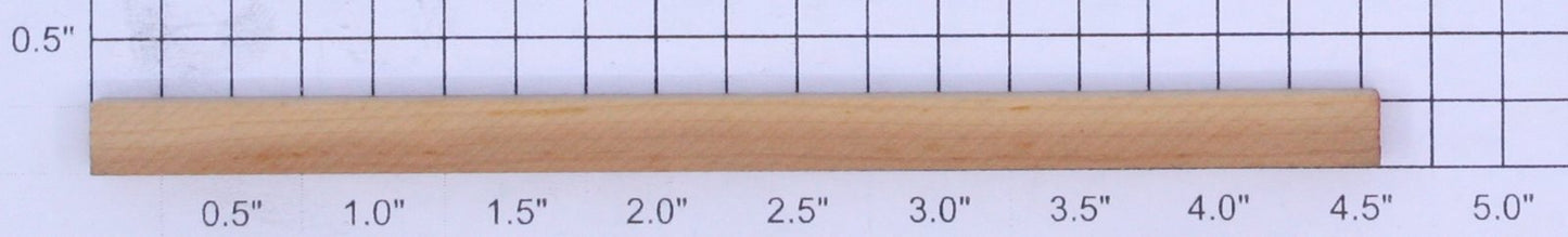 Acme 264-12 O Gauge Wood Timbers 4 7/8" L x .25" Square