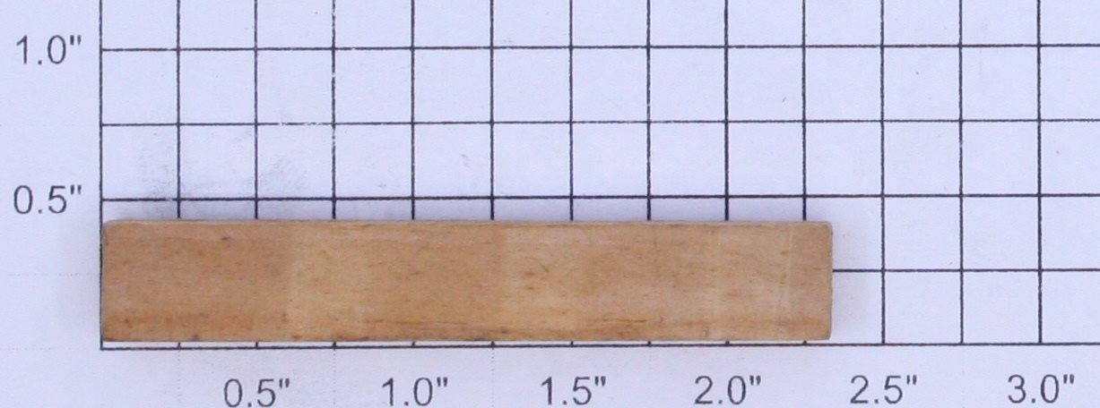 Acme 264-17 O Gauge Hand Cut Wood Timbers 2.5" L x 5/16" H x 3/8" W
