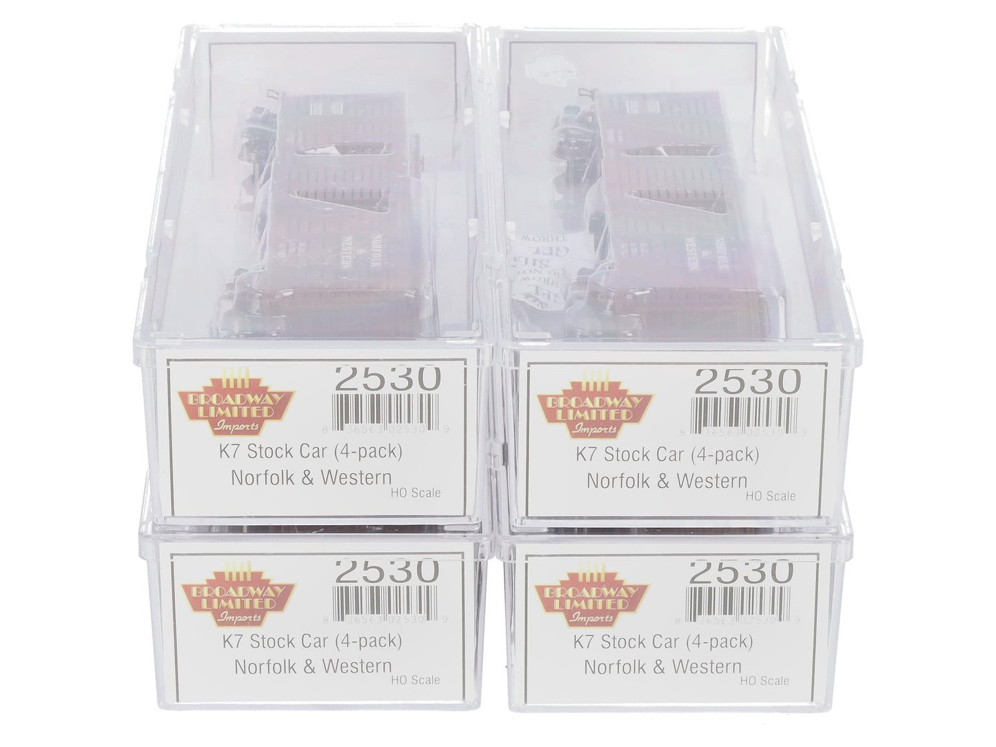 Broadway Limited 2530 HO Norfolk & Western PRR K7 Stock Car (4)