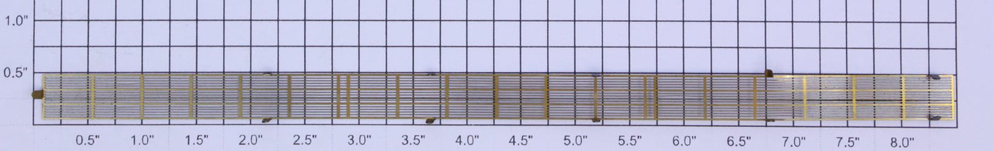 K-Line K2500 Black Painted Brass F7 Long Vent