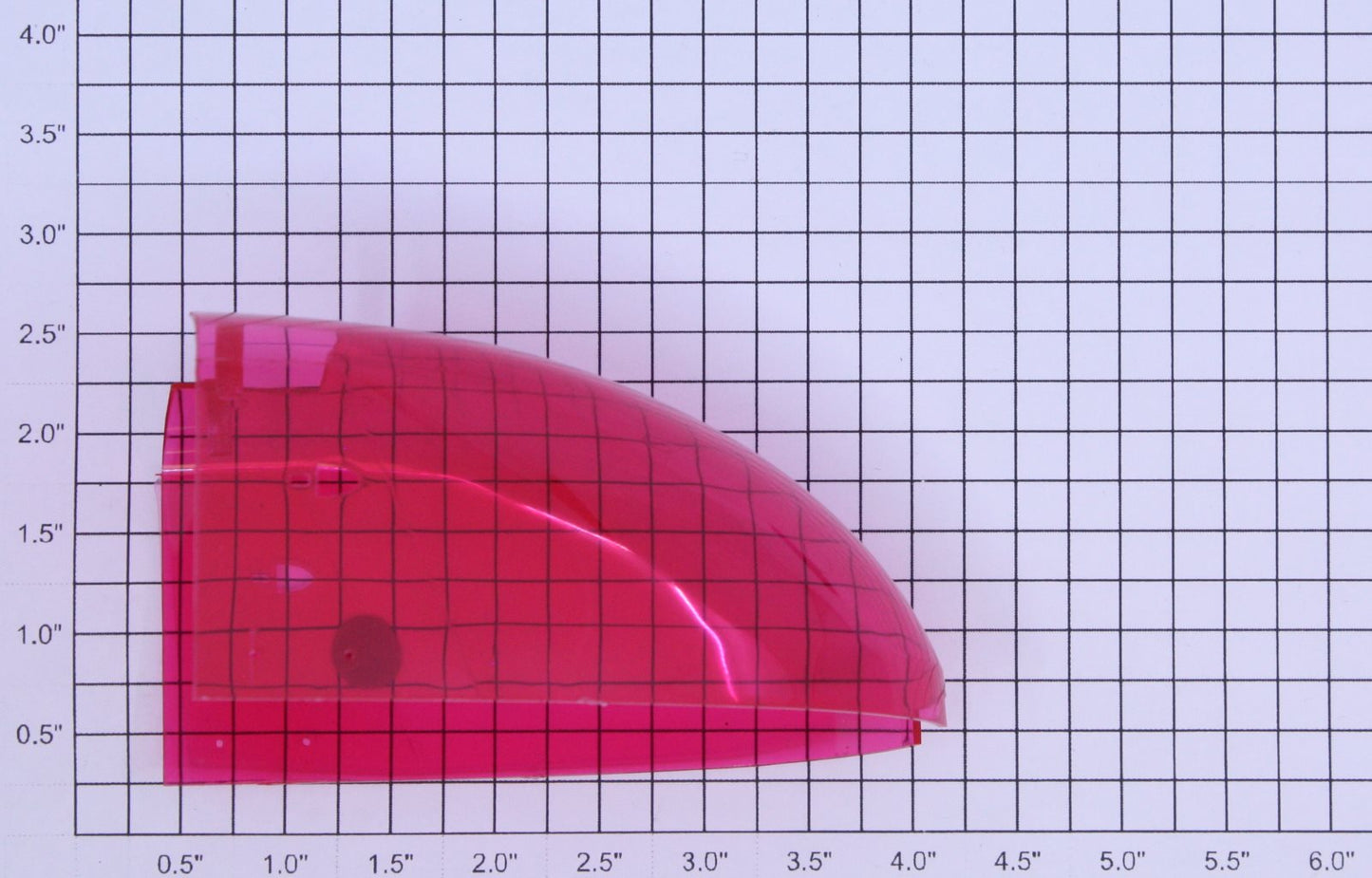 K-Line K4643-02-03 Red Observation Car Windshield