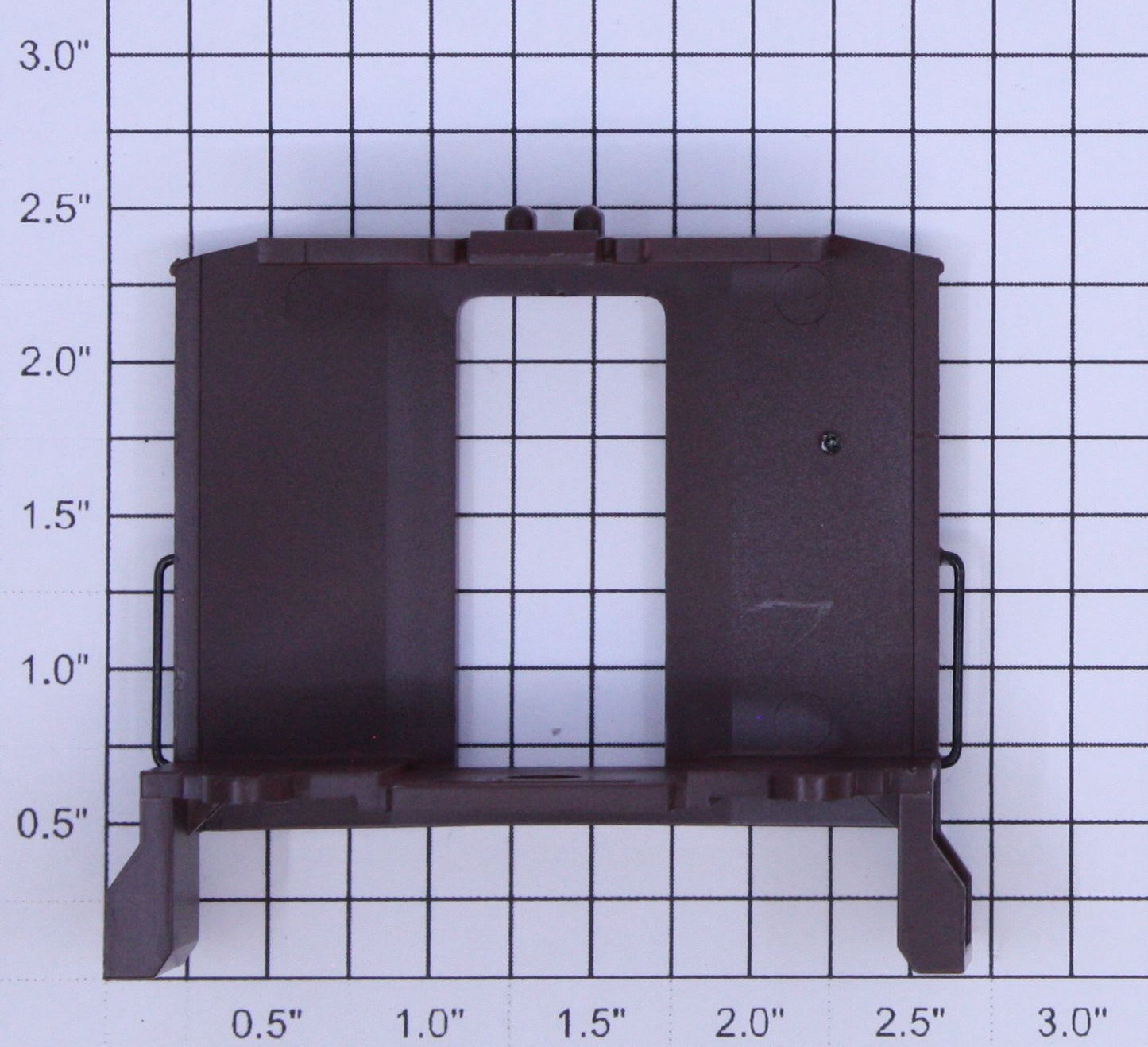 K-Line K4880B PRR Brown Painted Passenger Car Vestibule with Brake Wheel