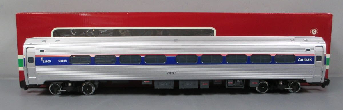 LGB 32223 G Amtrak Phase IV Amfleet Coach #21089 (Metal Wheels