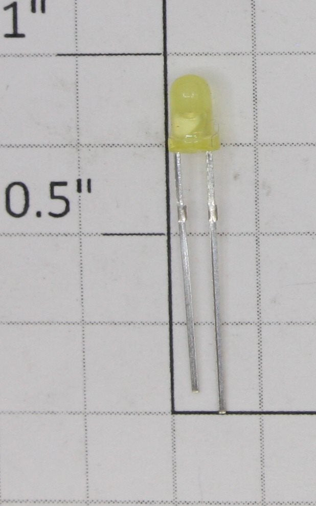 Miniatronics 12-131 Yellow 3mm Blinking Flashing LED