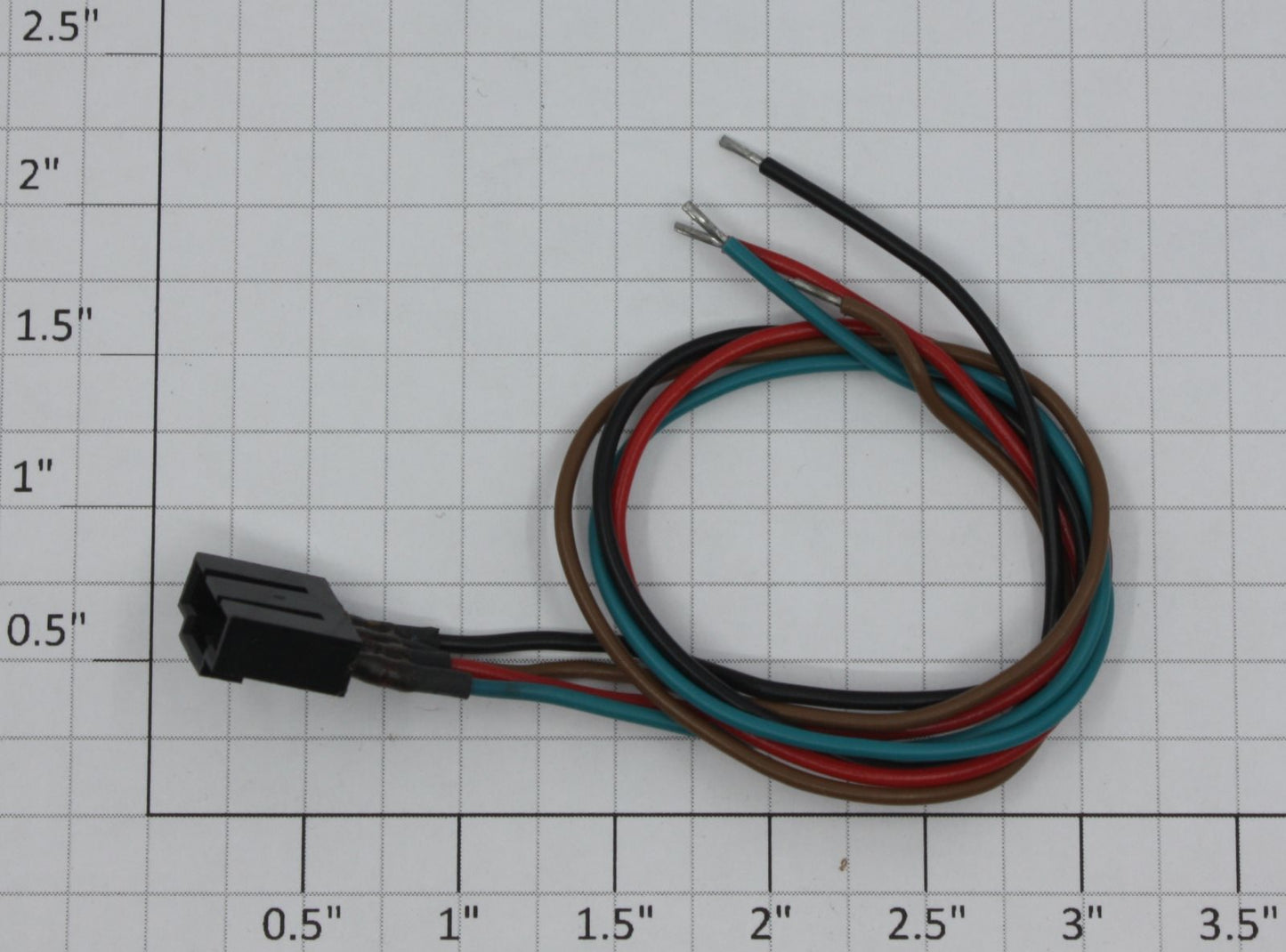 K-Line K2500-X002R2 4-Pin Molex Female Connector Wiring Harness