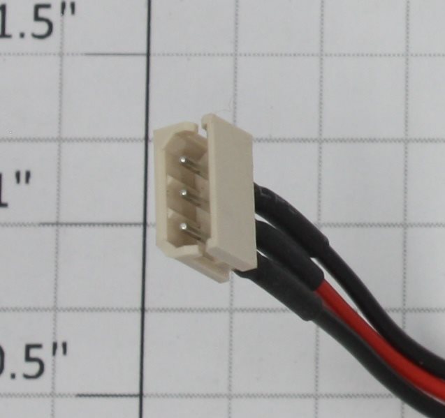 K-Line K3790-X020X 3-Pin Connector with Three 4" Leads