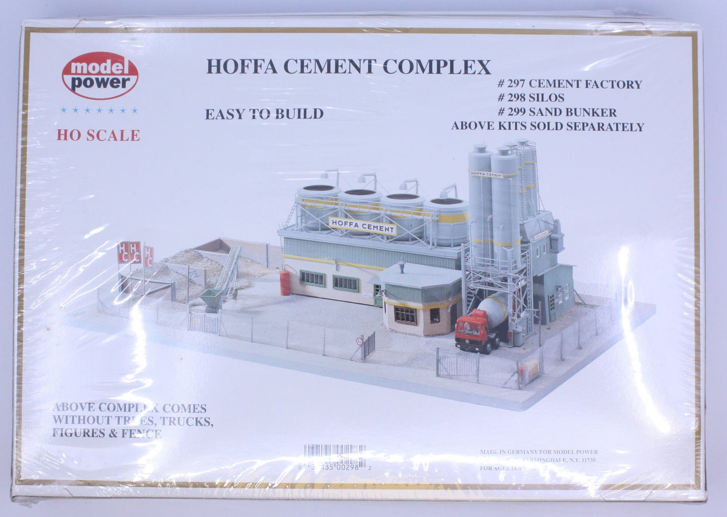 Model Power 298 Hoffa Cement Silos Building Kit