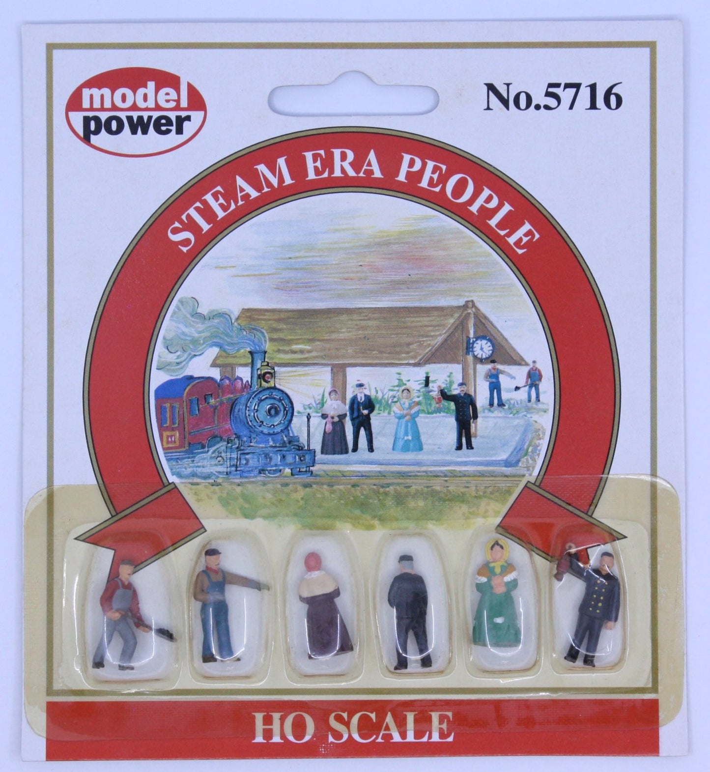 Model Power 5716 HO Railroad People Figures (Set of 6)