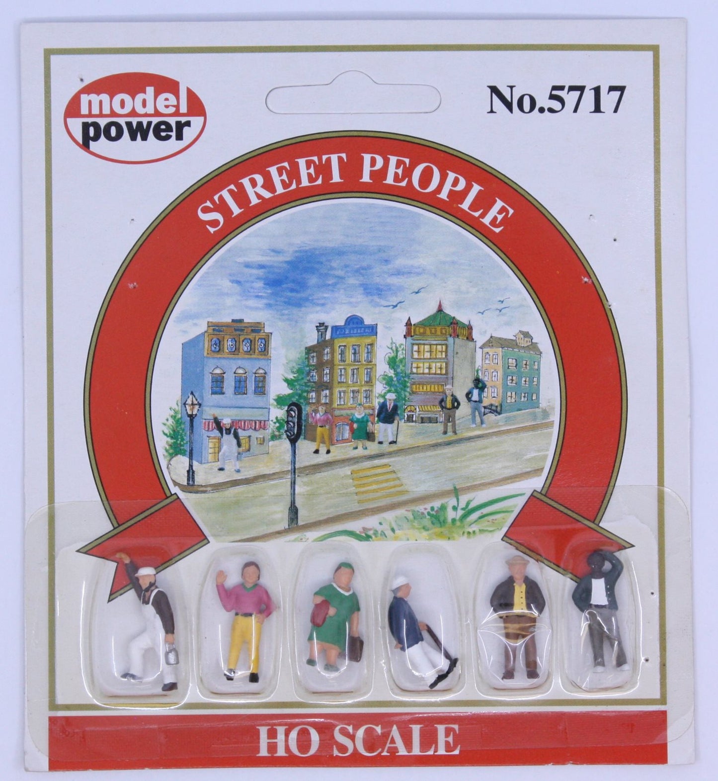 Model Power 5717 HO Street People Figures (Set of 6)