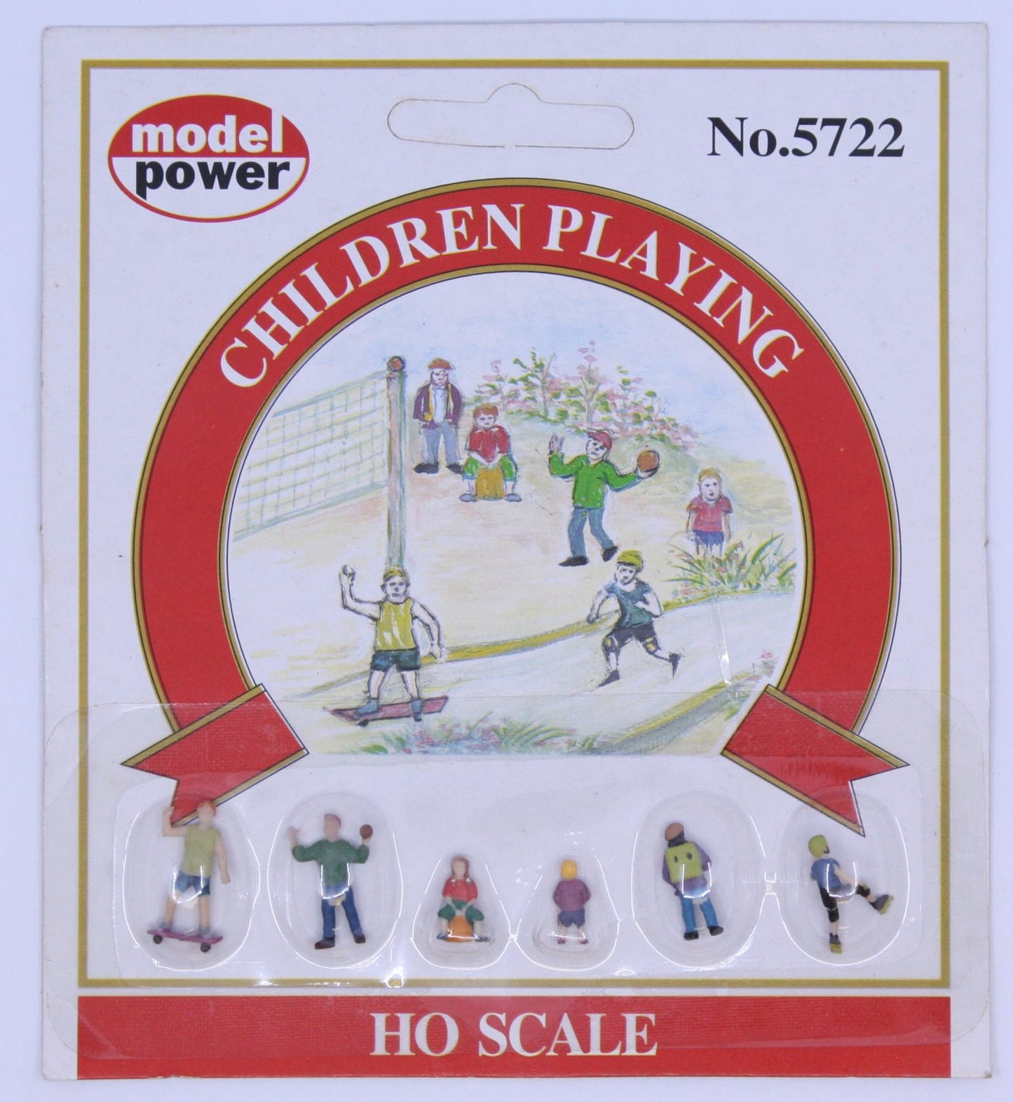 Model Power 5722 HO Children Playing Figures (Set of 6)