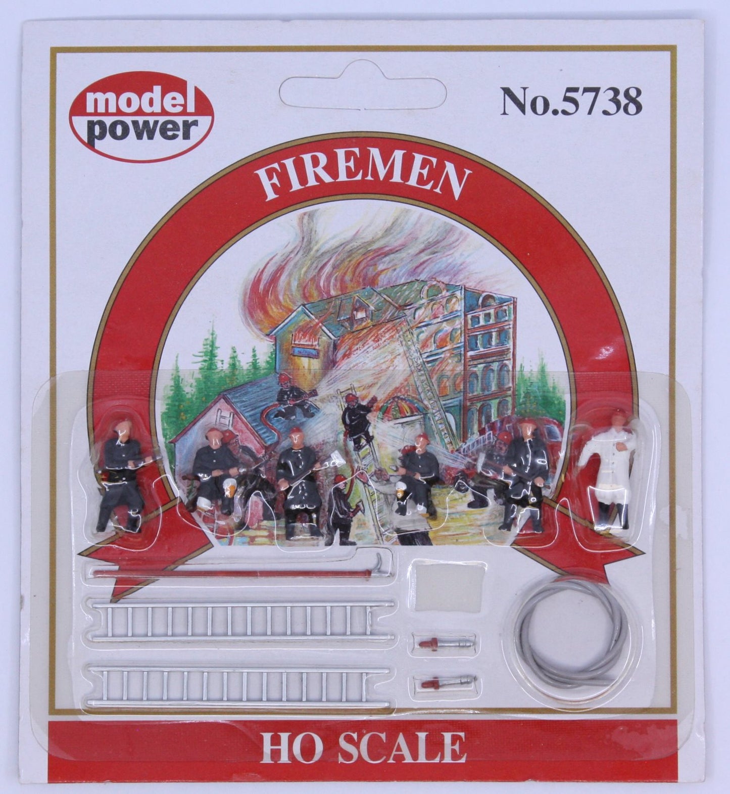 Model Power 5738 HO New Firemen Figures (Set of 6)