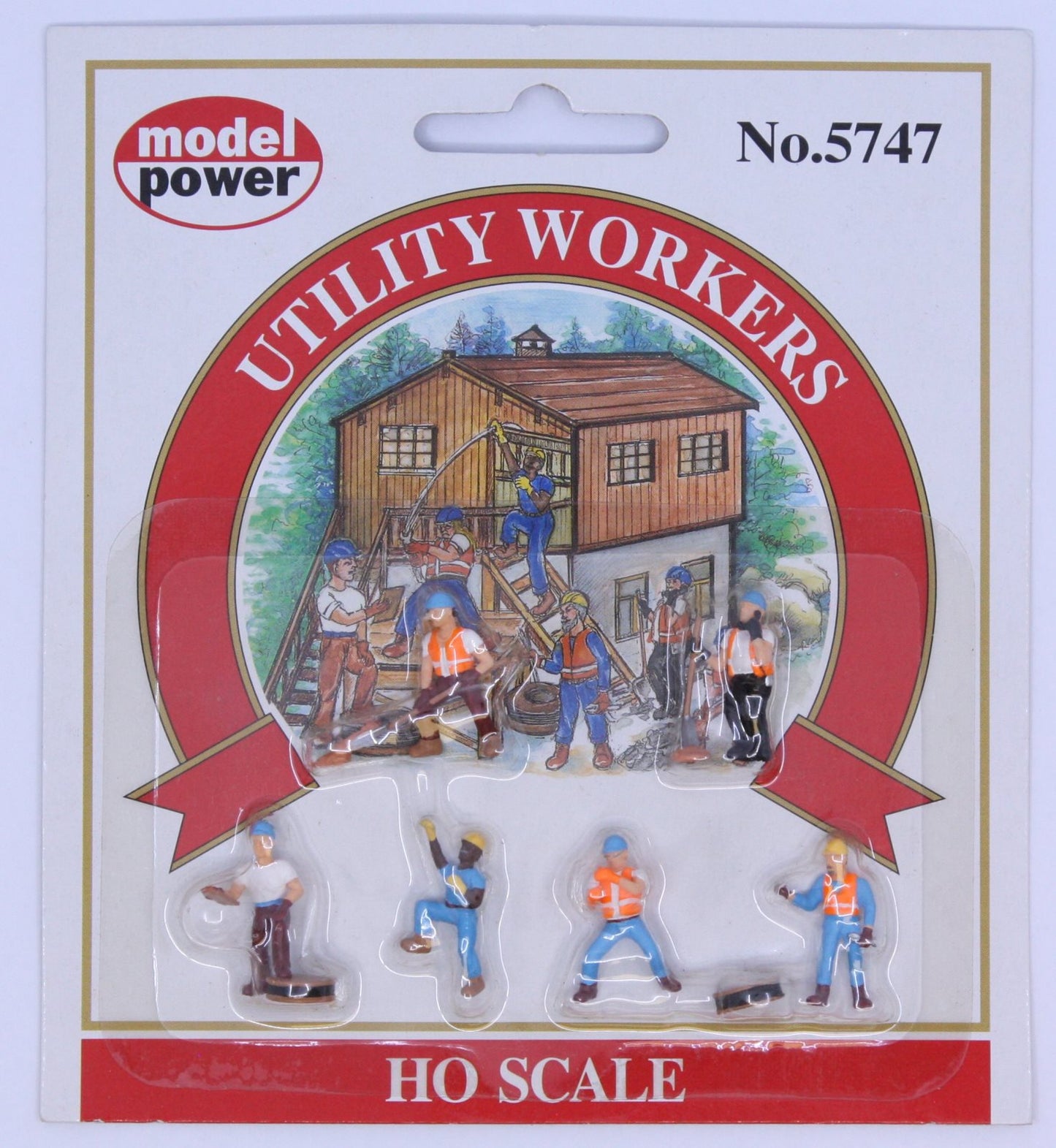 Model Power 5747 HO Utility Worker Figures (Set of 6)