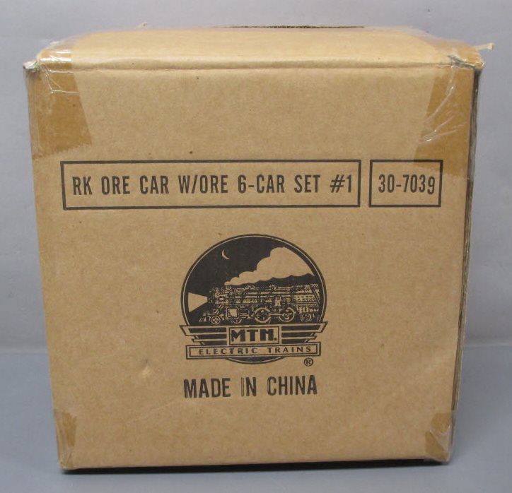MTH 30-7039 O Bessemer & Lake Erie RailKing Ore Car Set (Set of 6)