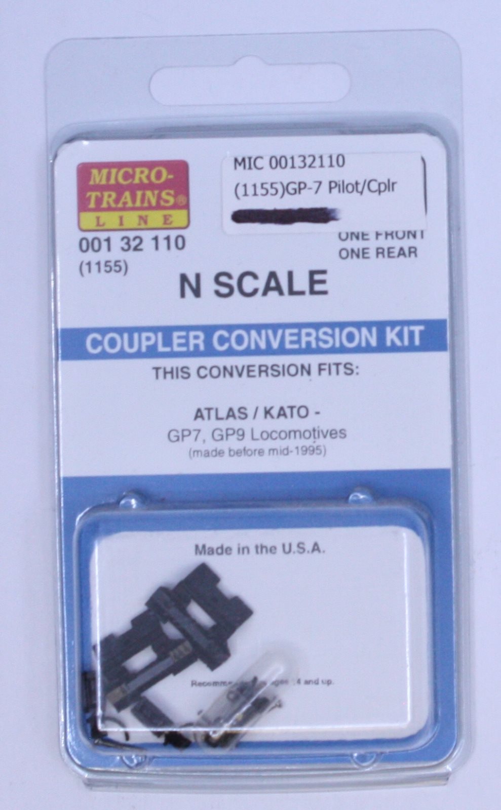 Micro-Trains 1155 N Atlas/Kato Pilot Locomotive Coupler Conversion Kit