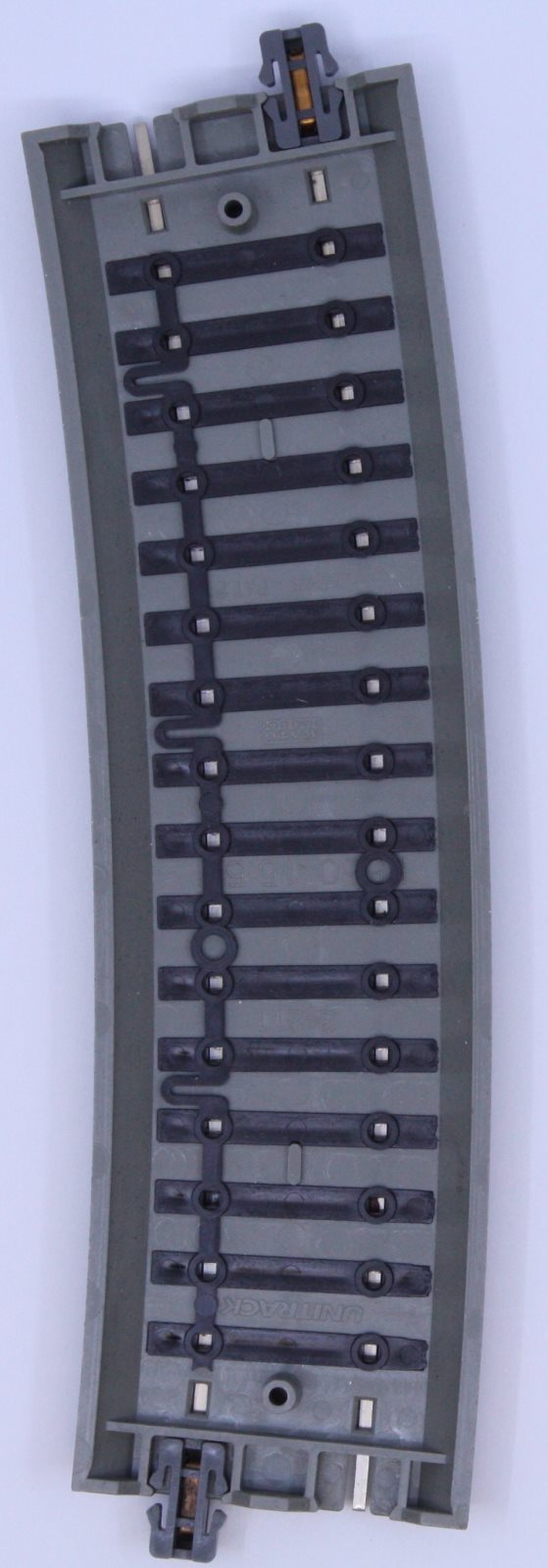 Kato 2-211 HO Scale Code 83 5/8" Radius 15.5° Curved UniTrack-Single Track Piece