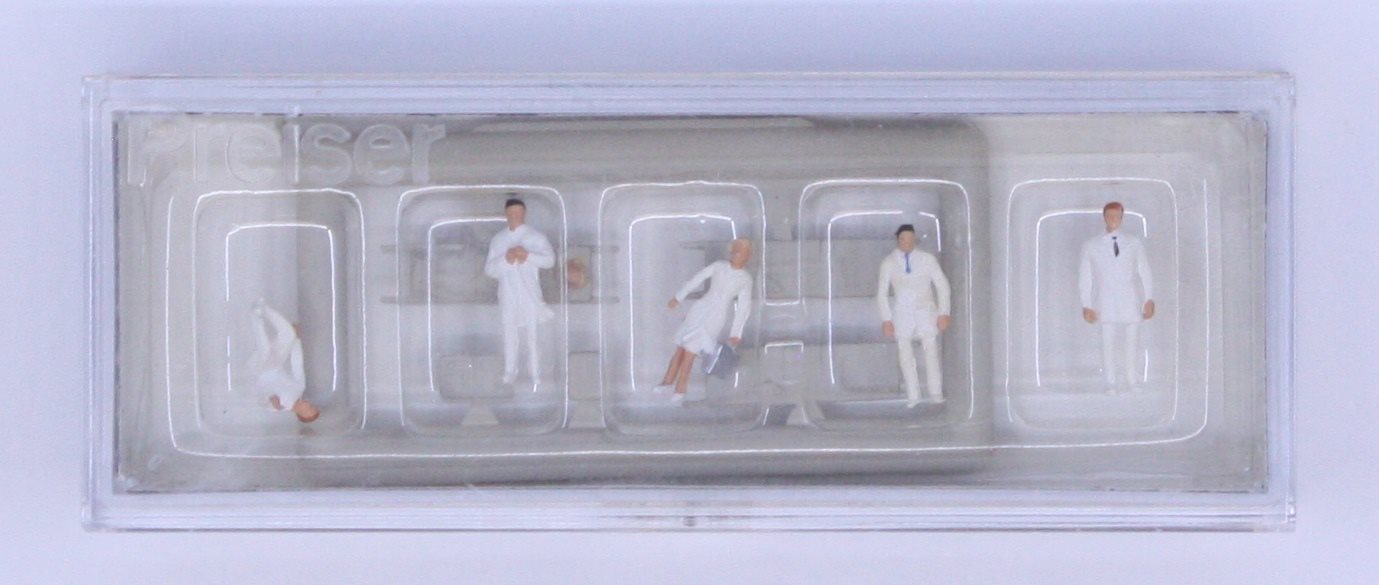 Preiser 79048 N Emergency Team and Patient Figures (Set of 6)