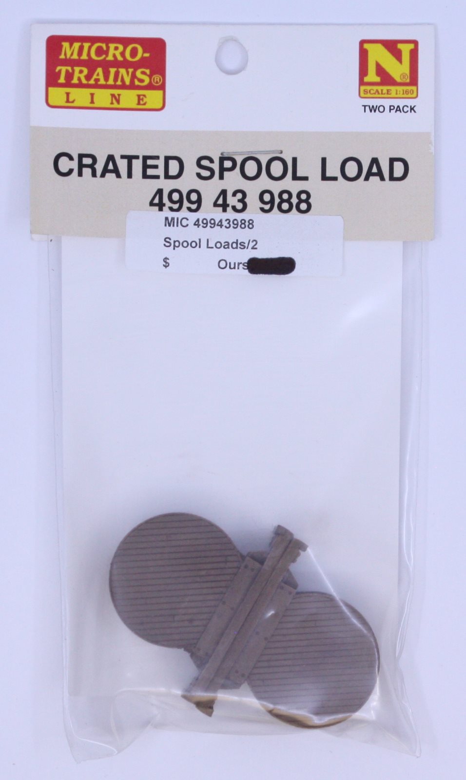 Micro-Trains 49943988 N Crated Spool Load (Pack of 2)