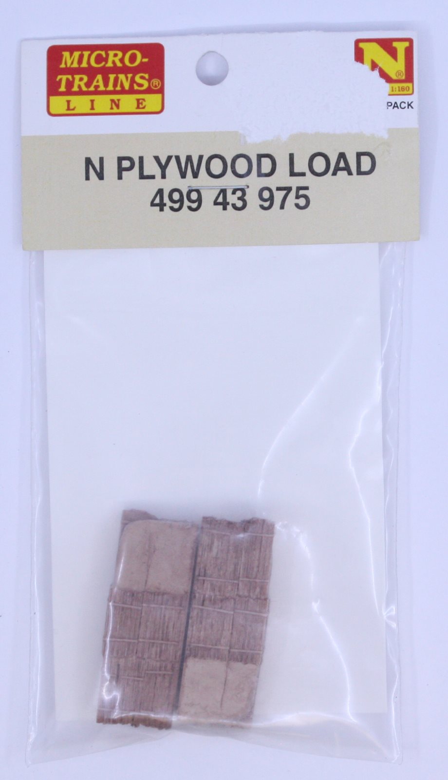 Micro-Trains 49943975 N Scale Plywood Load (Pack of 2)