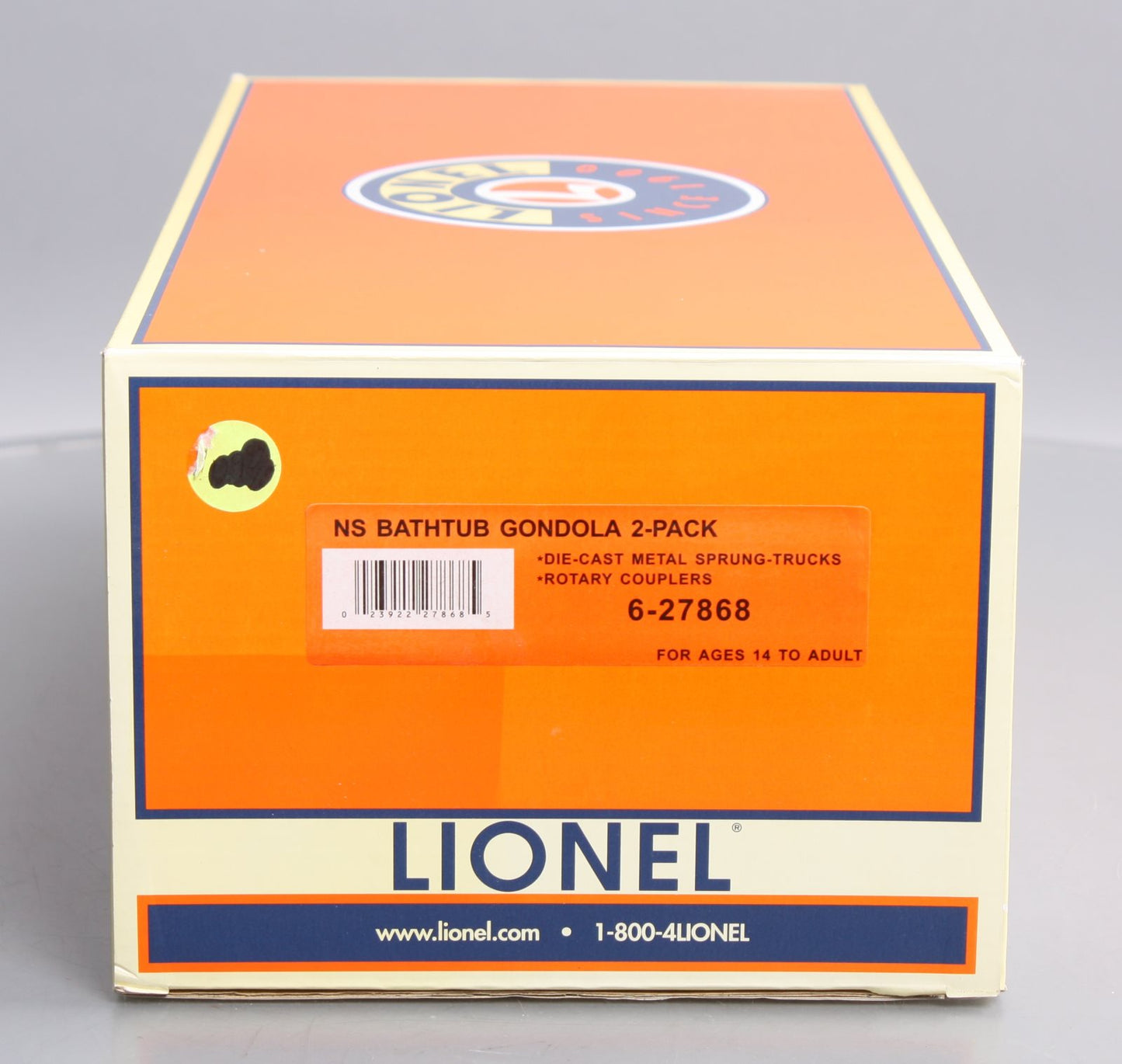 Lionel 6-27868 Norfolk Southern Bathtub Gondolas (Set of 2)