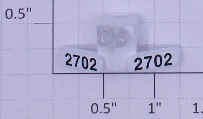 K-Line K2412-2702NB #2702 GP-38 Number Board and Lens Insert
