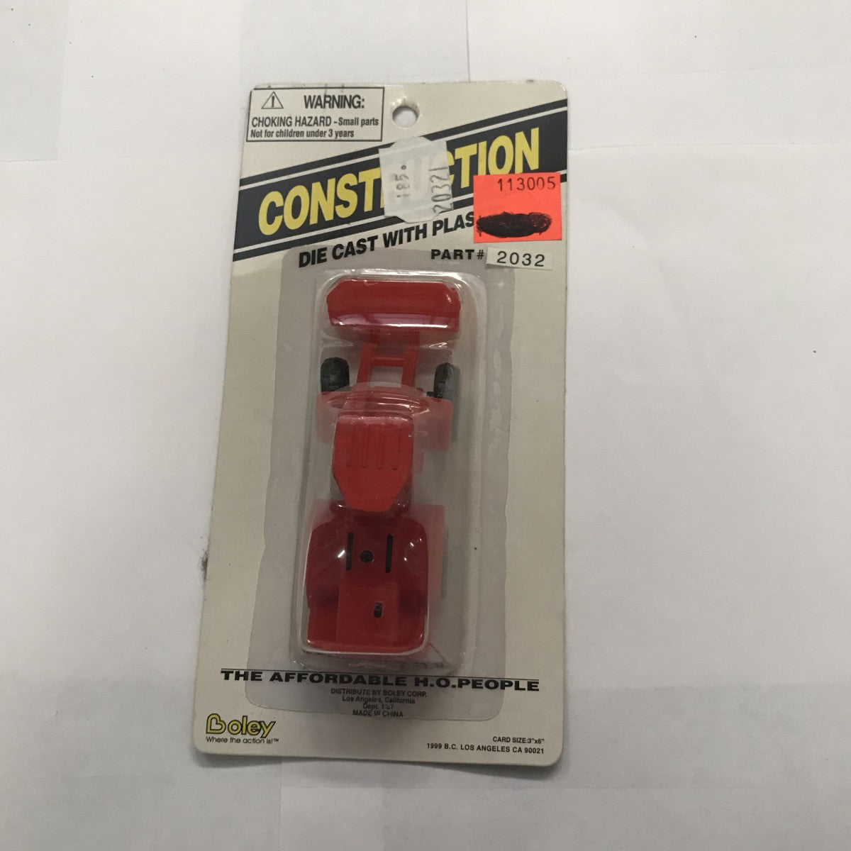 Boley 2032-1 HO Skiploaders Red Diecast with Plastic