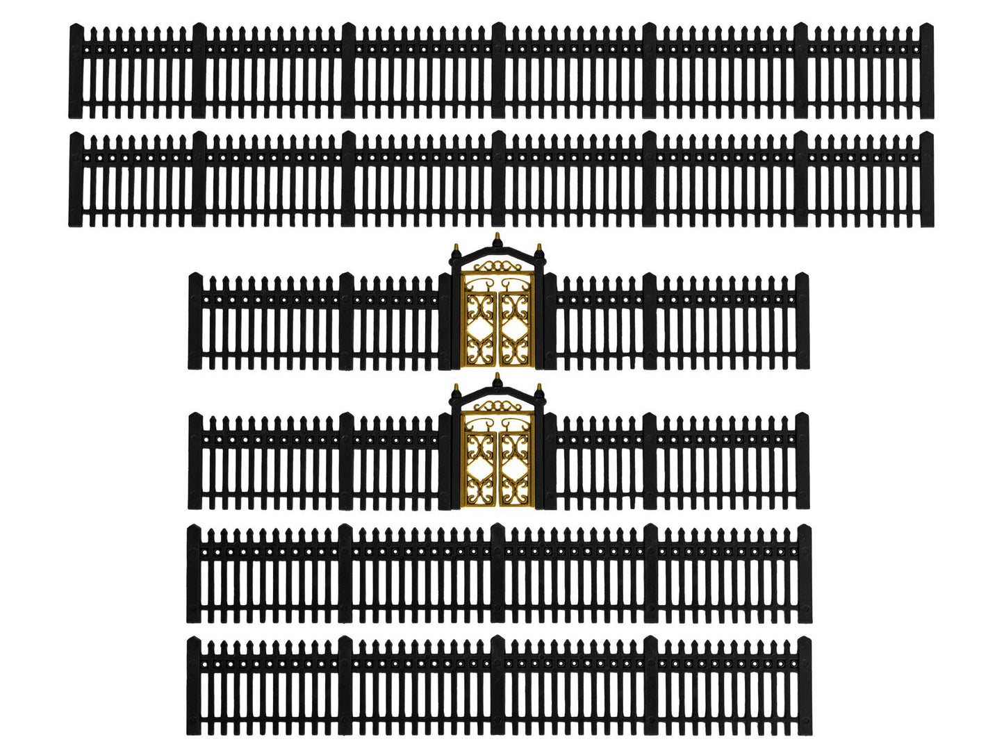Lionel 2057140 HO Black Iron Fence