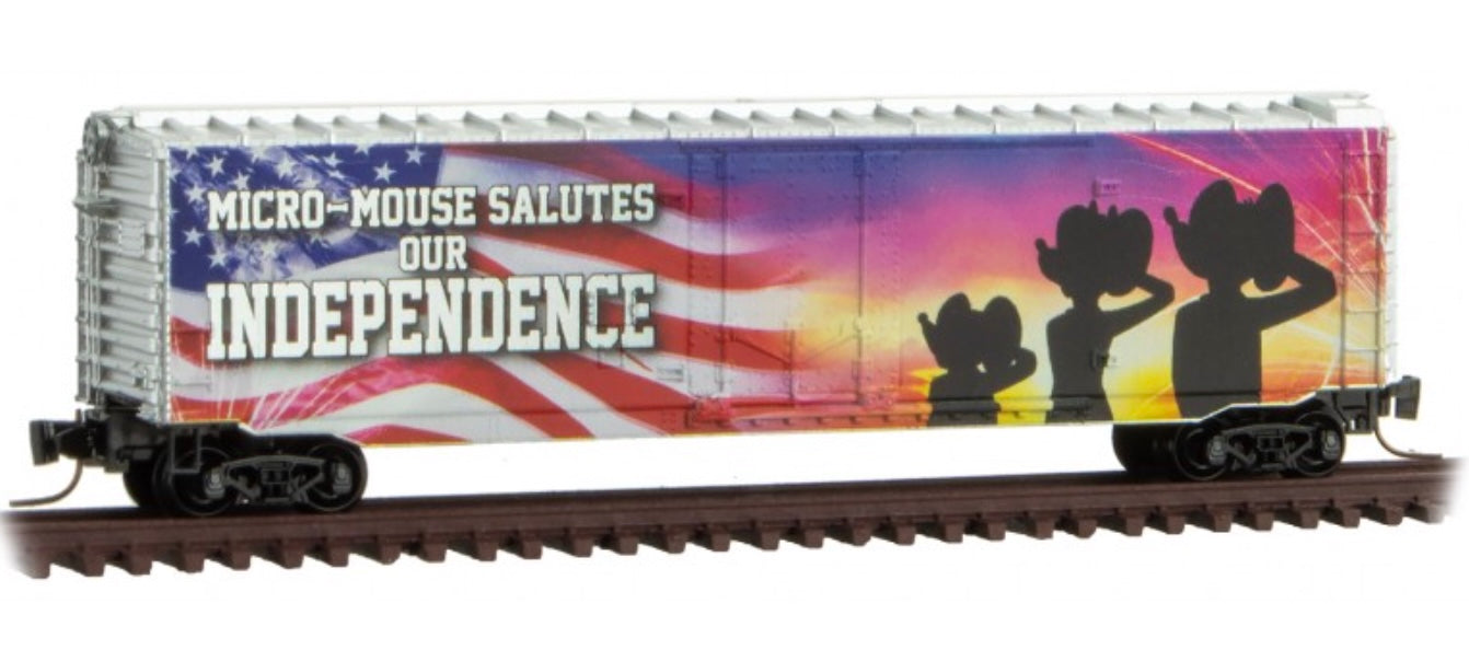 Micro-Trains 50700720 Z Micro-Mouse Independence Day 50' Boxcar
