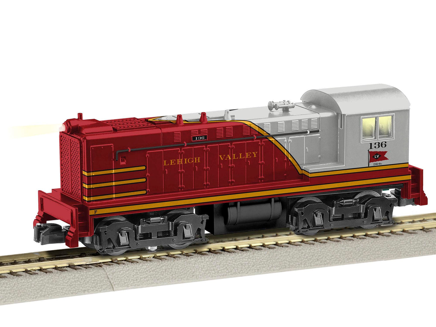 American Flyer 2121020 S Lehigh Valley Baldwin Switcher Diesel Locomotive #136