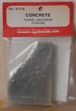 Pre-Size 30215 N Scale Concrete Tunnel Abutment