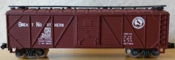 Atlas 2366 N Scale Great Northern Wood Box Car