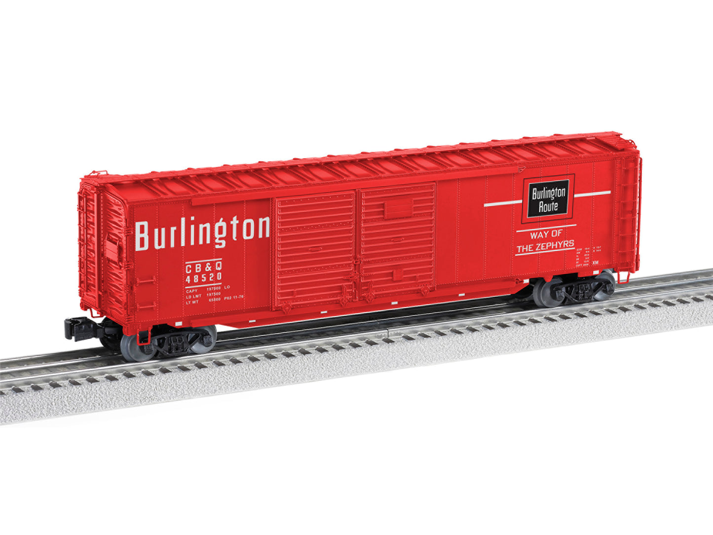 Lionel 2226640 O Chicago Burlington & Quincy End Door Boxcar #48520
