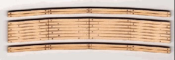 Blair Line 227 O 2-Rail 2-Lane Curved Laser-Cut Wood Grade Crossing